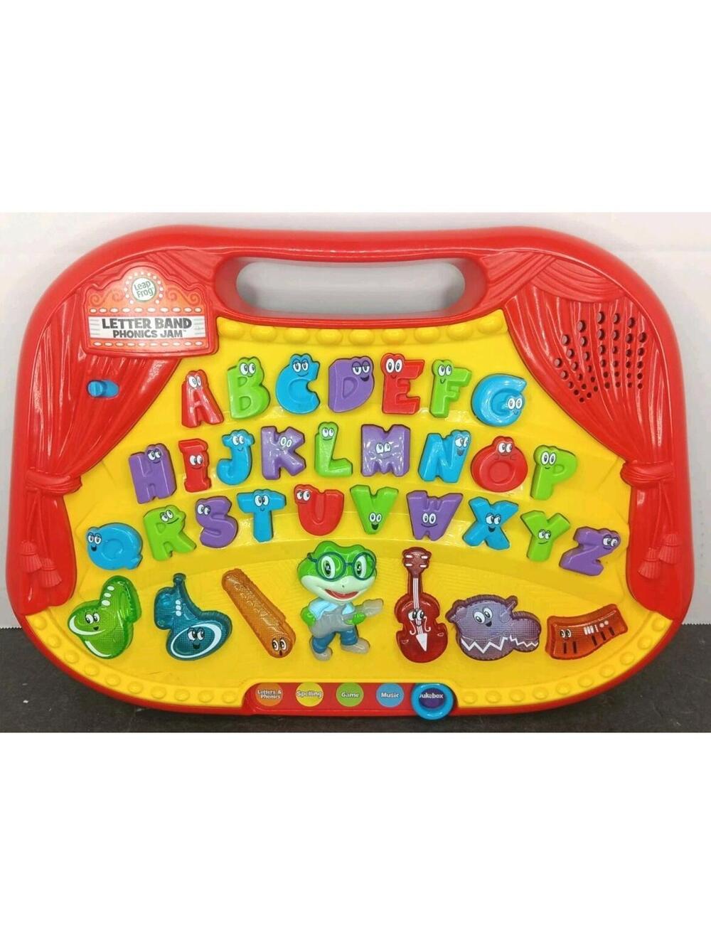 Leapfrog Letter Band Phonics Jam Educational Learning Toy Tested Works